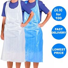 Disposable plastic aprons for sale  LEICESTER