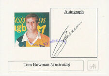 Tom bowman australia for sale  Shipping to Ireland