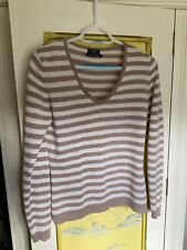 Cashmere striped jumper for sale  UCKFIELD