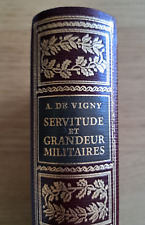 Alfred vigny servitude d'occasion  Paris XV