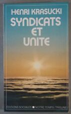 Syndicats unité henri d'occasion  Clermont-l'Hérault