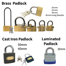 Brass padlock small for sale  LEICESTER
