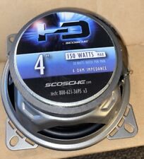 Usado, Alto-falante de áudio triaxial para carro Scosche 4 em HD4003 150 watt Max 3 vias 2 peças comprar usado  Enviando para Brazil