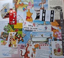 Used, Small Disney Winnie The Pooh Bear Scrapbooking Ephemera Bundle Kit Pack Paper for sale  Shipping to South Africa