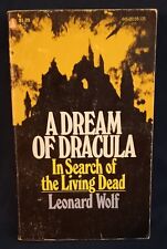 A DREAM OF DRACULA: IN SEARCH OF THE LIVING DEAD por Leonard Wolf (1972), usado comprar usado  Enviando para Brazil