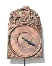 De colección Reloj de Pared Antiguo Decoración del Hogar BATERÍA CUARZO Bronce Retro Hecho a Mano Alemania , usado segunda mano  Embacar hacia Argentina