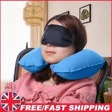 Travesseiro de pescoço inflável aconchegante travesseiro de avião respirável travesseiro de viagem (azul) comprar usado  Enviando para Brazil