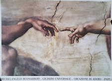 Poster michelangelo giudizio usato  Bari