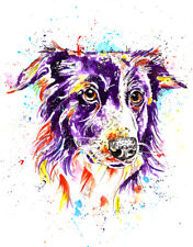 Border collie art for sale  Shipping to Ireland