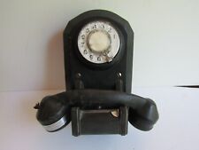 Vintage Black Wall Mount Telephone Jukebox Rotary Phone For Parts Or Refurbish for sale  Hutchinson