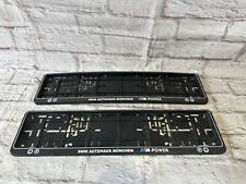 BMW  WURTH reg number plate holder surround pair front & rear TOP QUALITY GERMAN for sale  Shipping to South Africa