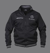 Novo vestuário bordado ventilador jaqueta bombardeiro ao ar livre Mercedes-Benz AMG, usado comprar usado  Enviando para Brazil