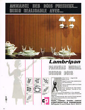 1969 advertisement lambripan d'occasion  Expédié en Belgium