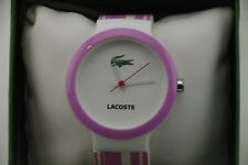 Reloj Lacoste para mujer rosa a rayas caja original  segunda mano  Embacar hacia Argentina