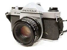 Cámara fotográfica Pentax Asahi K1000 35 mm SLR SMC Pentax-A 1:2 50 mm lente de colección, usado segunda mano  Embacar hacia Argentina