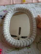 Vintage white wicker for sale  Madison