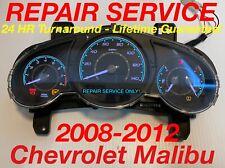 2012 GM Chevrolet Malibu painel medidor de instrumentos SERVIÇO DE REPARO 08 09 10 11 12 comprar usado  Enviando para Brazil