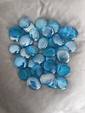 Large turquois glass for sale  ACCRINGTON
