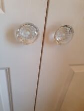 Large pair crystal for sale  LEEDS