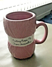 Novelty knitting mug for sale  CARRICKFERGUS