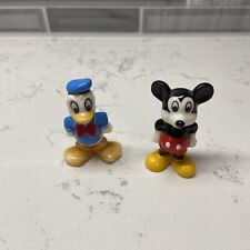 Usado, Estatueta vintage Disney porcelana óssea Mickey Mouse e Pato Donald 2 polegadas Taiwan comprar usado  Enviando para Brazil