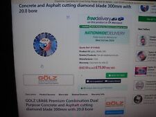 Golz diamond blade for sale  NOTTINGHAM