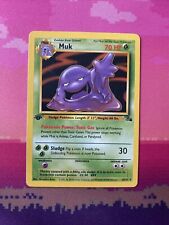 Pokemon Card Muk Fossil 1ª Edição Rara 28/62 Estado Quase Perfeito, usado comprar usado  Enviando para Brazil