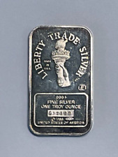 Barra Liberty Trade Engelhard de colección de plata fina 0,999+ de 1 oz, #032683 de plata fina de Estados Unidos MTB segunda mano  Embacar hacia Argentina