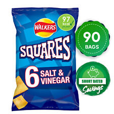 Walkers squares snacks for sale  RUGBY
