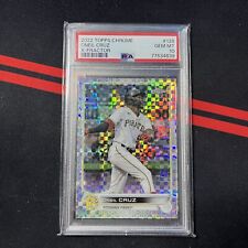 2022 Topps Chrome #128 ONEIL CRUZ X-Fractor Rookie RC PSA 10 em perfeito estado , usado comprar usado  Enviando para Brazil