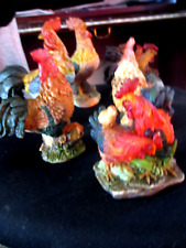 Lot resin roosters for sale  USA