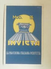 Cartolina pubblicitaria invict usato  Roma