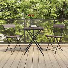 Folding bistro chairs for sale  SOUTHALL