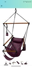NEW IN BOX Hammaka Cradle Chair with Hardwood Dowels & Footrest - Purple for sale  Shipping to South Africa