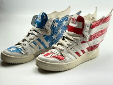 Tênis Adidas Jeremy Scott Wings 2.0 bandeira dos EUA estrelas e listras JS shoes V24619 comprar usado  Enviando para Brazil