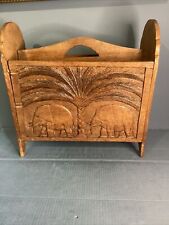 Vintage carved wooden for sale  NORWICH