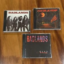 LOTE DE 3 CD BADLANDS Voodoo Highway Dusk Jake E Lee Ozzy Osbourne Black Sabbath comprar usado  Enviando para Brazil