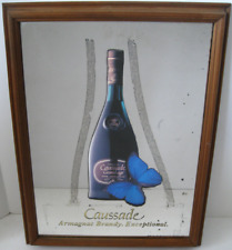 Espejo de Vino Fino Francés Armagnac Brandy Colgante de Pared Marqués de Caussade Grand segunda mano  Embacar hacia Mexico