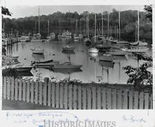 Usado, 1978 Press Photo Quintal pitoresco com Southport Harbor como fundo comprar usado  Enviando para Brazil