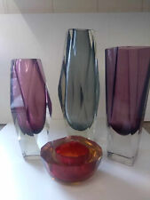 Glass murano faceted for sale  DUKINFIELD