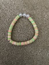 Clay bead bracelet for sale  UK