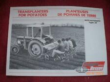 Brochure publicitaire planteus d'occasion  Aubigny-en-Artois
