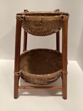 Tiered bamboo wicker for sale  Fort Worth