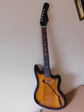 Used, Vintage Teisco Body  Sunburst Teisco Zenon jaguar style guitar japan for sale  Shipping to South Africa