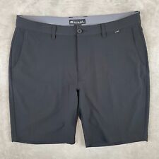 Used, Travis Mathew Shorts Men 38 Black Starnes Micro Chip Golf Performance NWOT $89 for sale  Shipping to South Africa