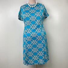 Vestido saia flare vintage Westover Walker azul crochê padrão nó  comprar usado  Enviando para Brazil