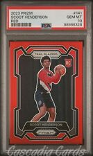 Used, PSA 10 Scoot Henderson Red 2023-24 Panini Prizm #141 Basketball Rookie RC for sale  Shipping to South Africa