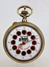 Reloj de bolsillo Roskopf acero/níquel abierto alrededor de 1905 (99644) segunda mano  Embacar hacia Argentina