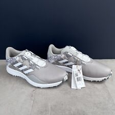 adidas S2G BOA 23 Golf Shoes White Grey Mens Size UK 12 New!  for sale  Shipping to South Africa