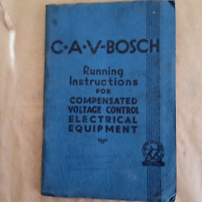 Cav bosch instructions for sale  UK
